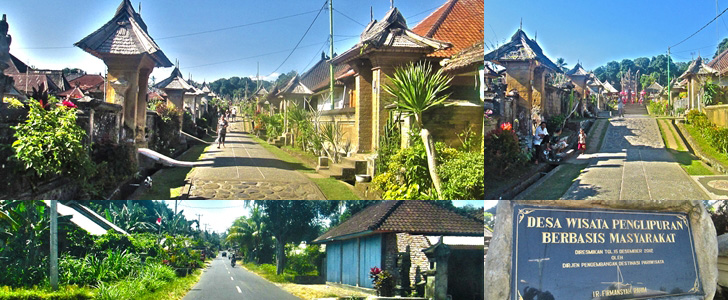 Bali urspruenglichen Dorf Penglipuran